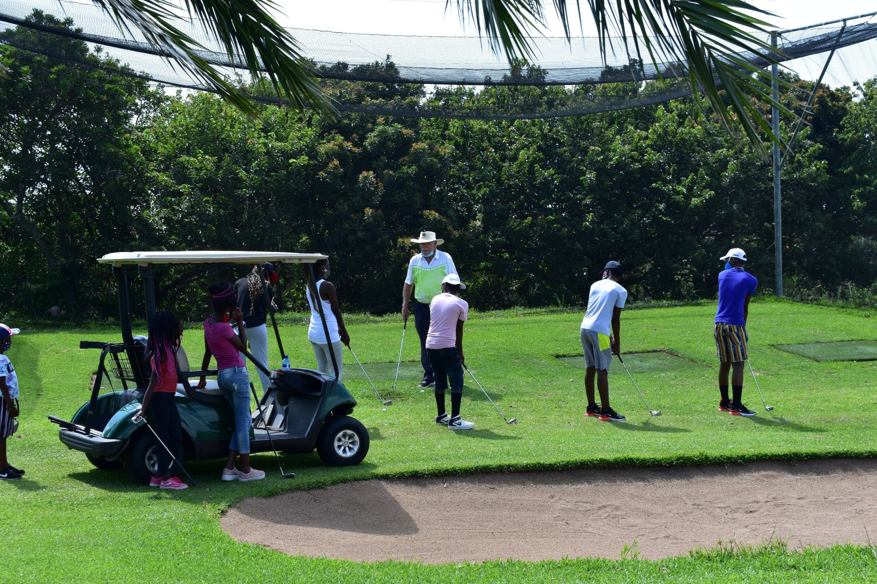 Arnold Mentz imparts golfing and life skills to South Coast youth that attend the Golf Coaching Academy at Wild Coast Sun.