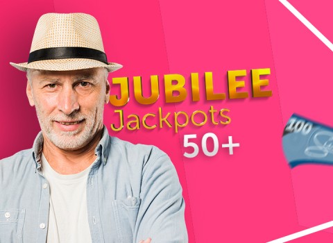 50+ Jubilee Random Jackpots